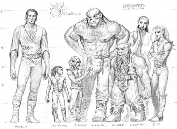 Halflings through the ages and D&D Editions | Roguish